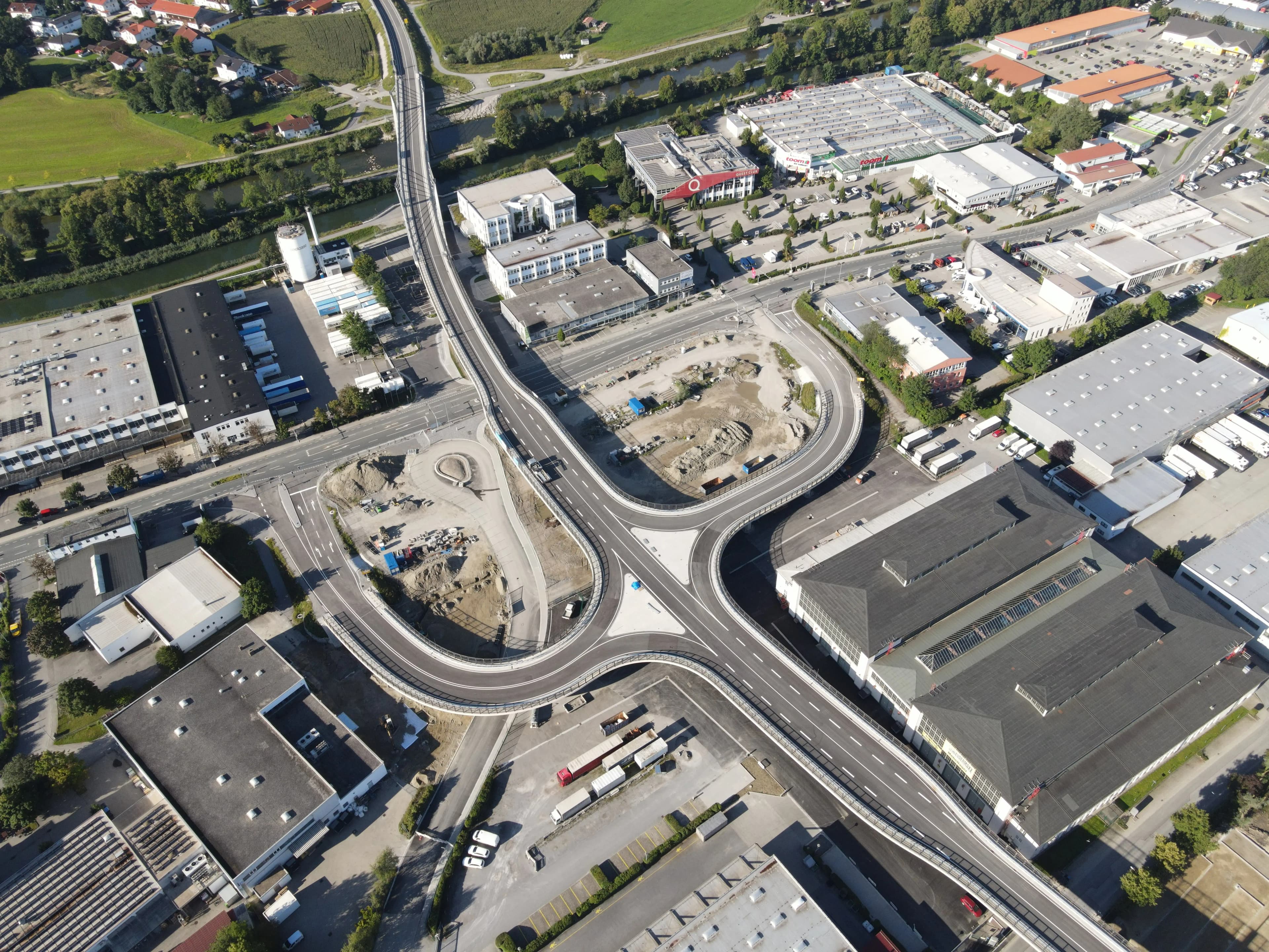 B 15 Westtangente Rosenheim: Umbau der Georg-Aicher-Straße