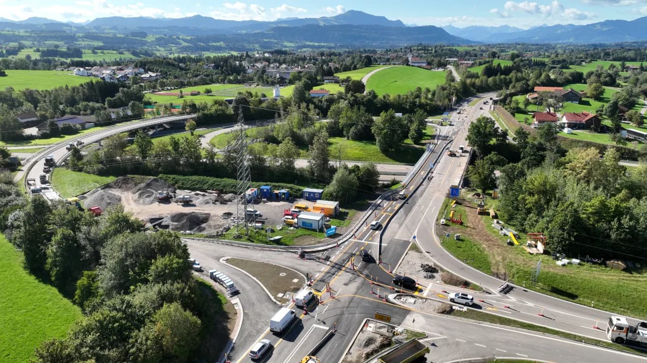 B 19 Oberstdorf - Kempten: Erneuerung AS Waltenhofen bis Kempten